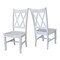 International Concepts Double XX Chairs, Set of 2, Antique Chalk C28-220P - alternate 5